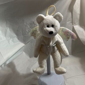 RARE Angel 👼 200s Ty Cream Angel Bear with Iridescent Wings